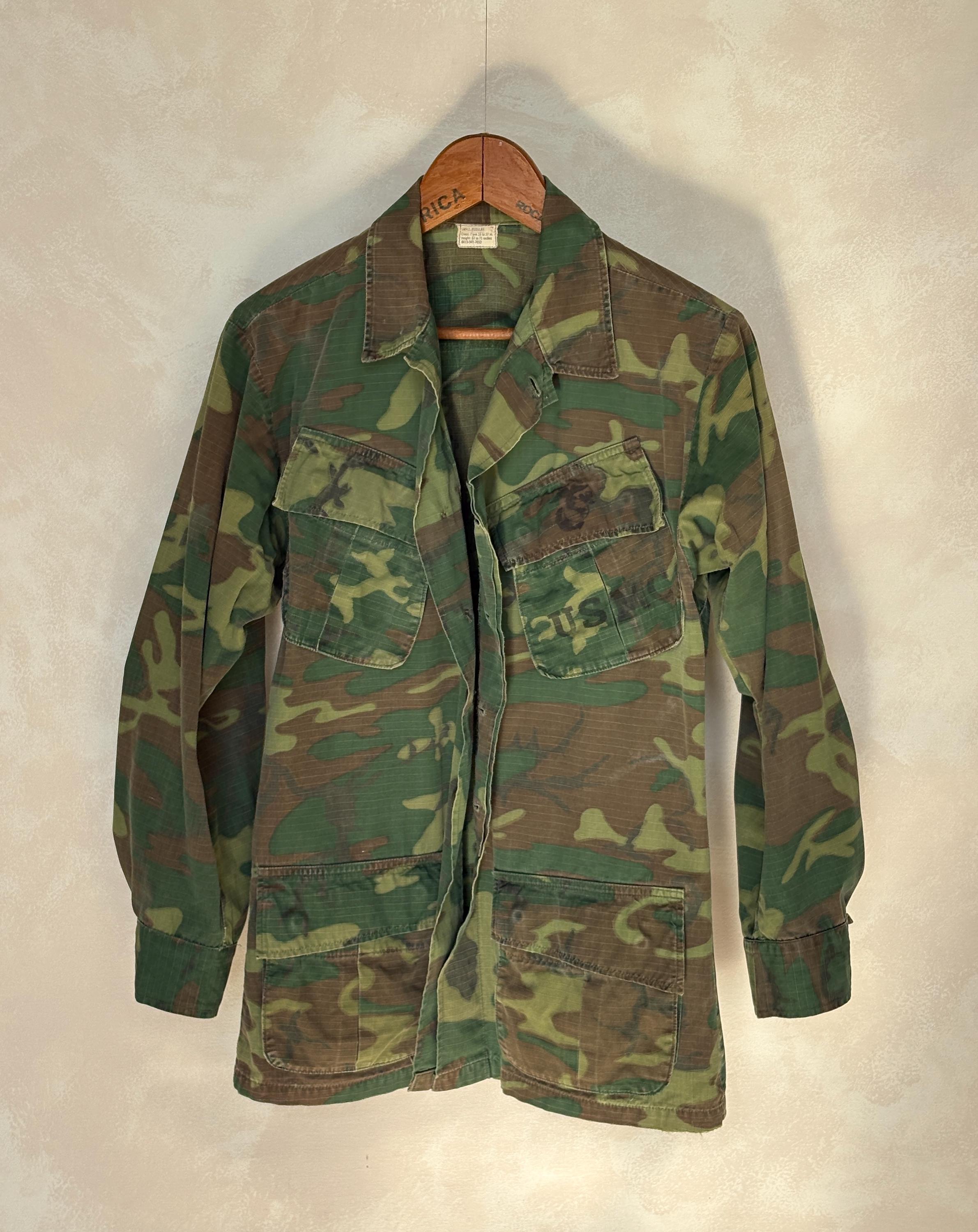 1969年製 USMC ERDL 迷彩ジャングルジャケット（本物）｜ベトナム戦争