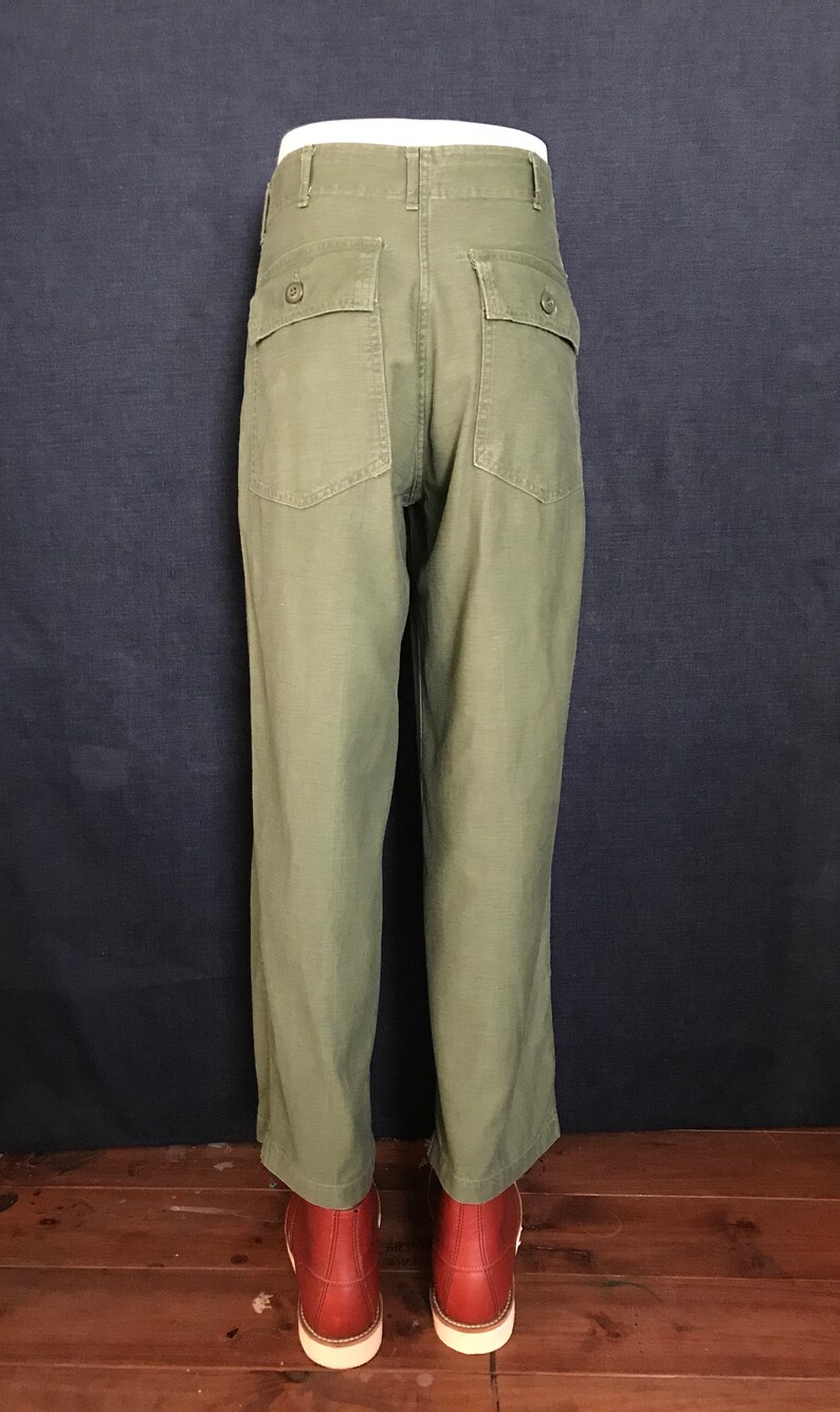 Vintage OG107 fatigue pants Measured size 28x28 army Etsy