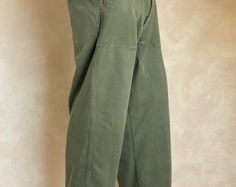 36X25. 60s Authentic US Army Vietnam War Era OG-107 Fatigue