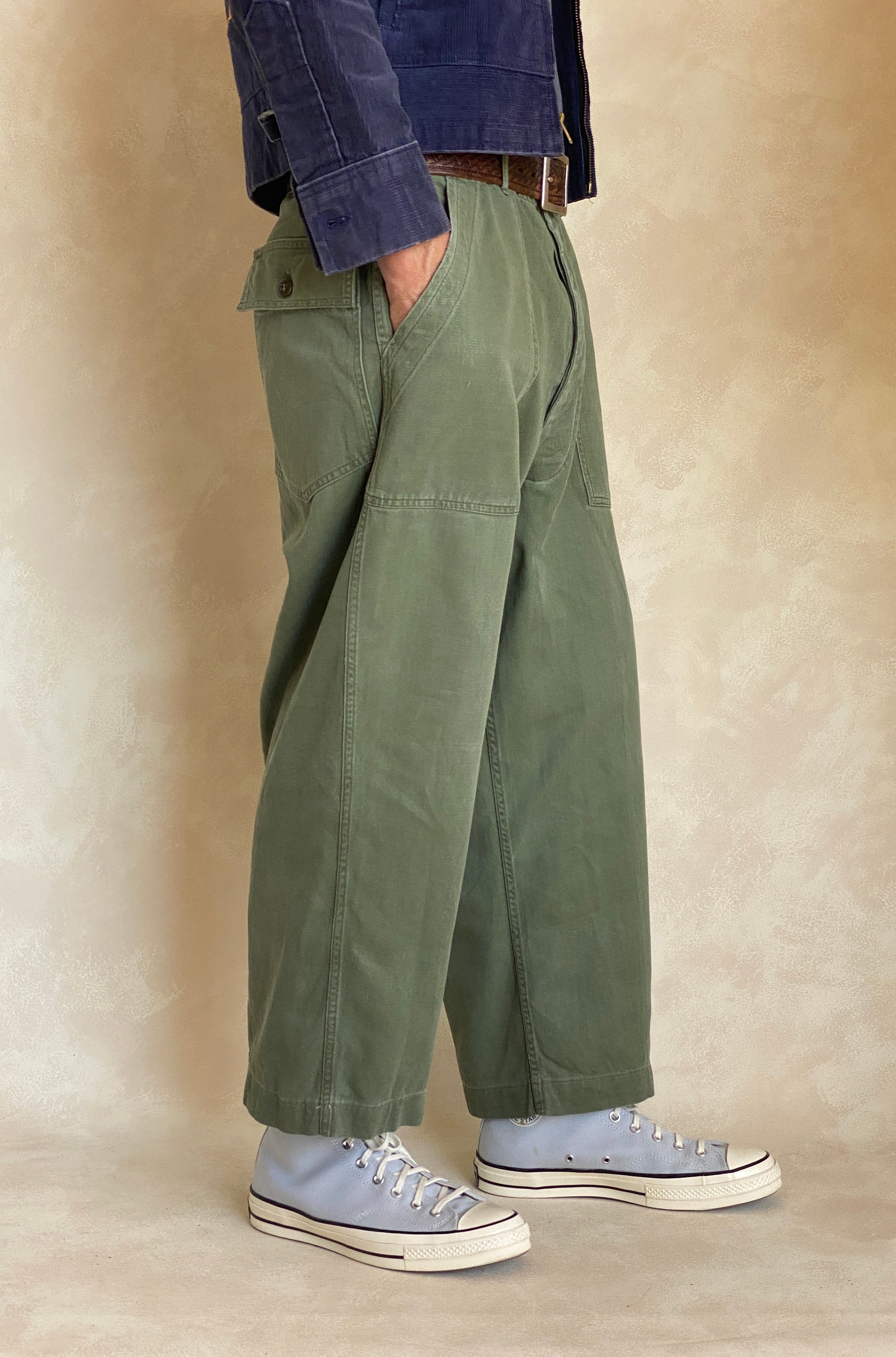 Vintage 1960s US Army Fatigue Pants - Raleigh Vintage