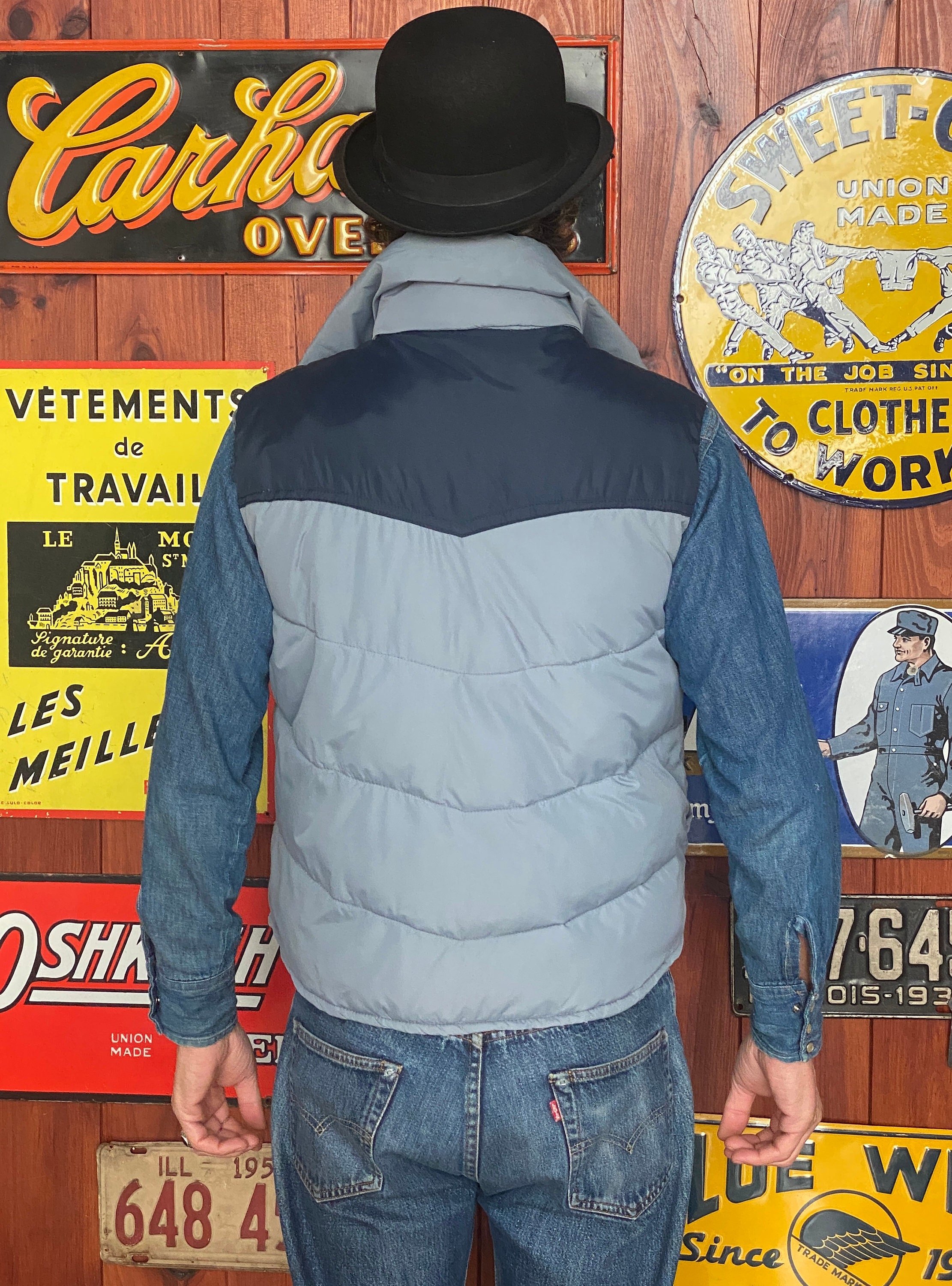 Vintage Brandon Colorado Down Vest – Made in USA – Size Medium