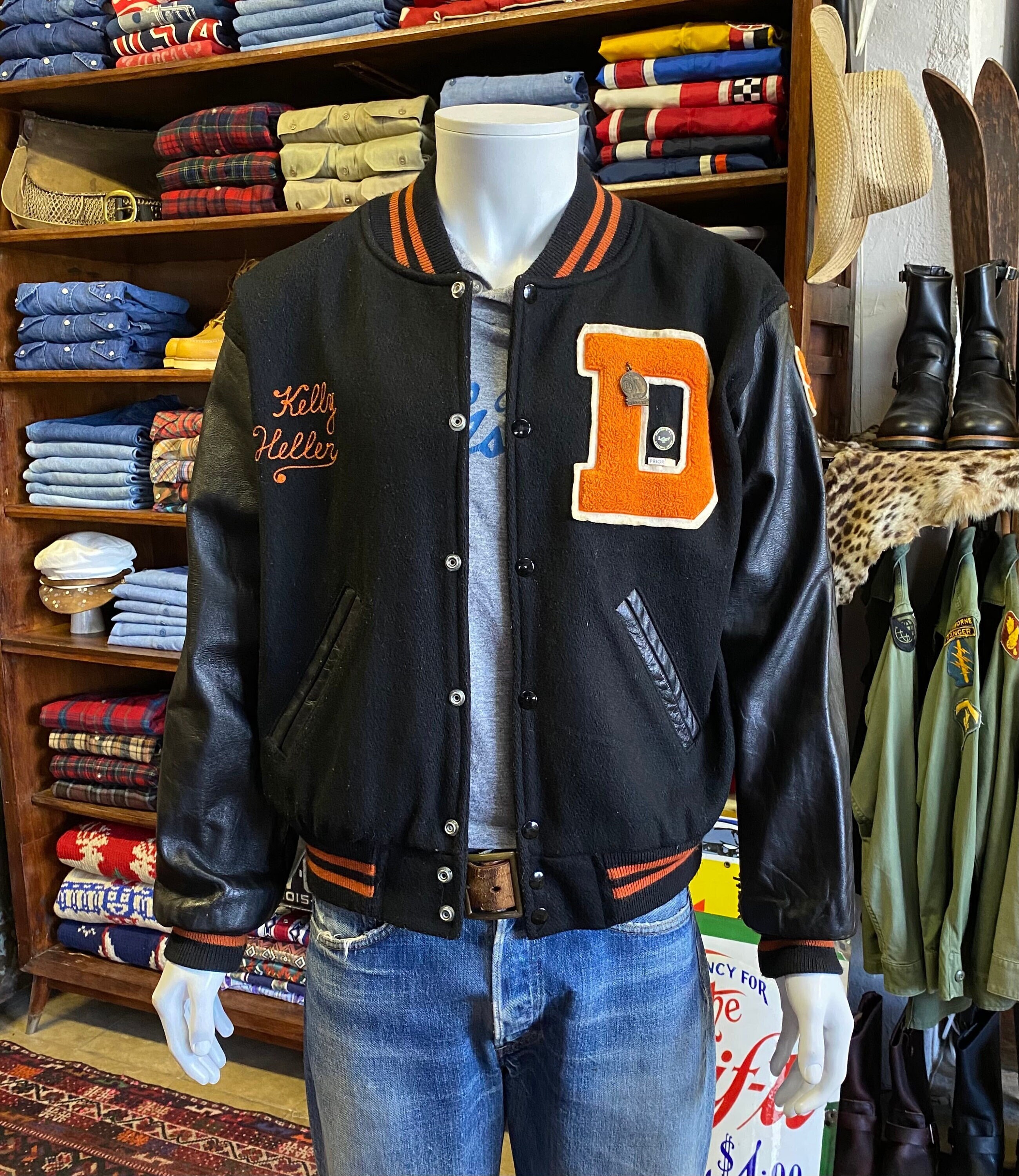 Size Large. 90s Original Vintage Letterman Varsity Jacket Made - Etsy