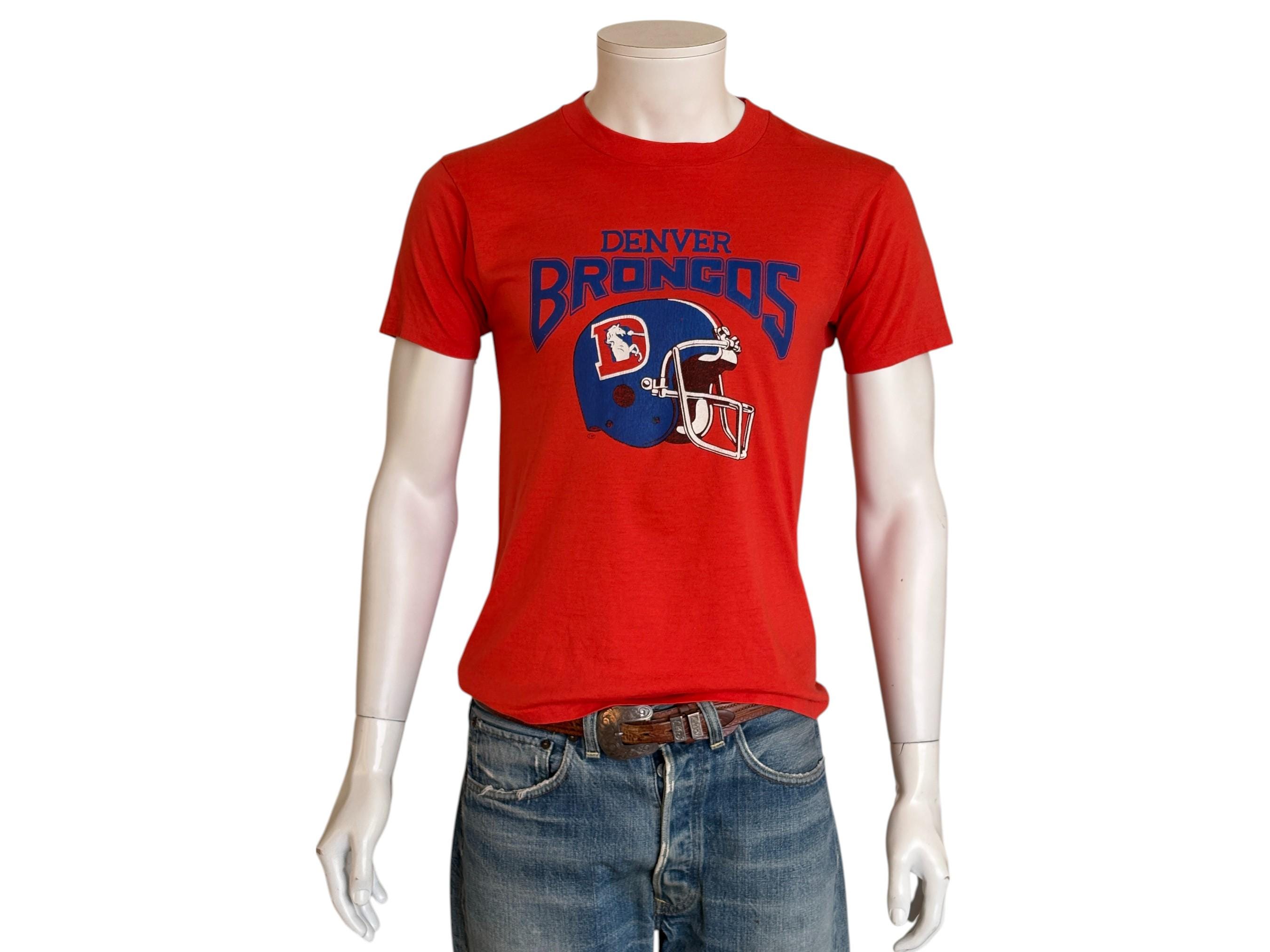 1980年代 ヴィンテージ デンバー・ブロンコス Tシャツ - Mサイズ