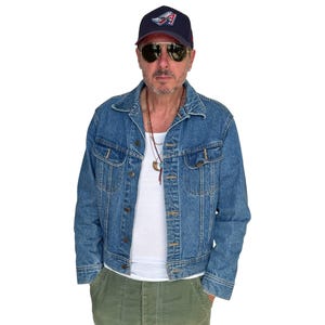 Lee Denim Jacket Size 50 - Etsy