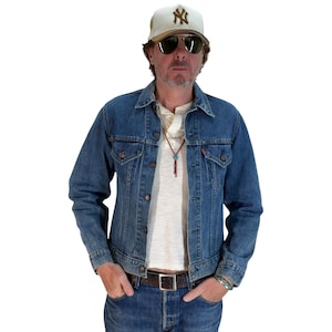 Size 38US / 48EU. Vintage 70/80s 70506 Levis 2 pocket jacket  Made in USA