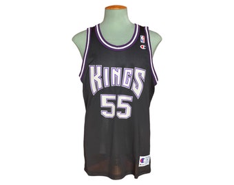 Size 44. # 55 Jason Williams 90s Champion NBA Kings Jersey
