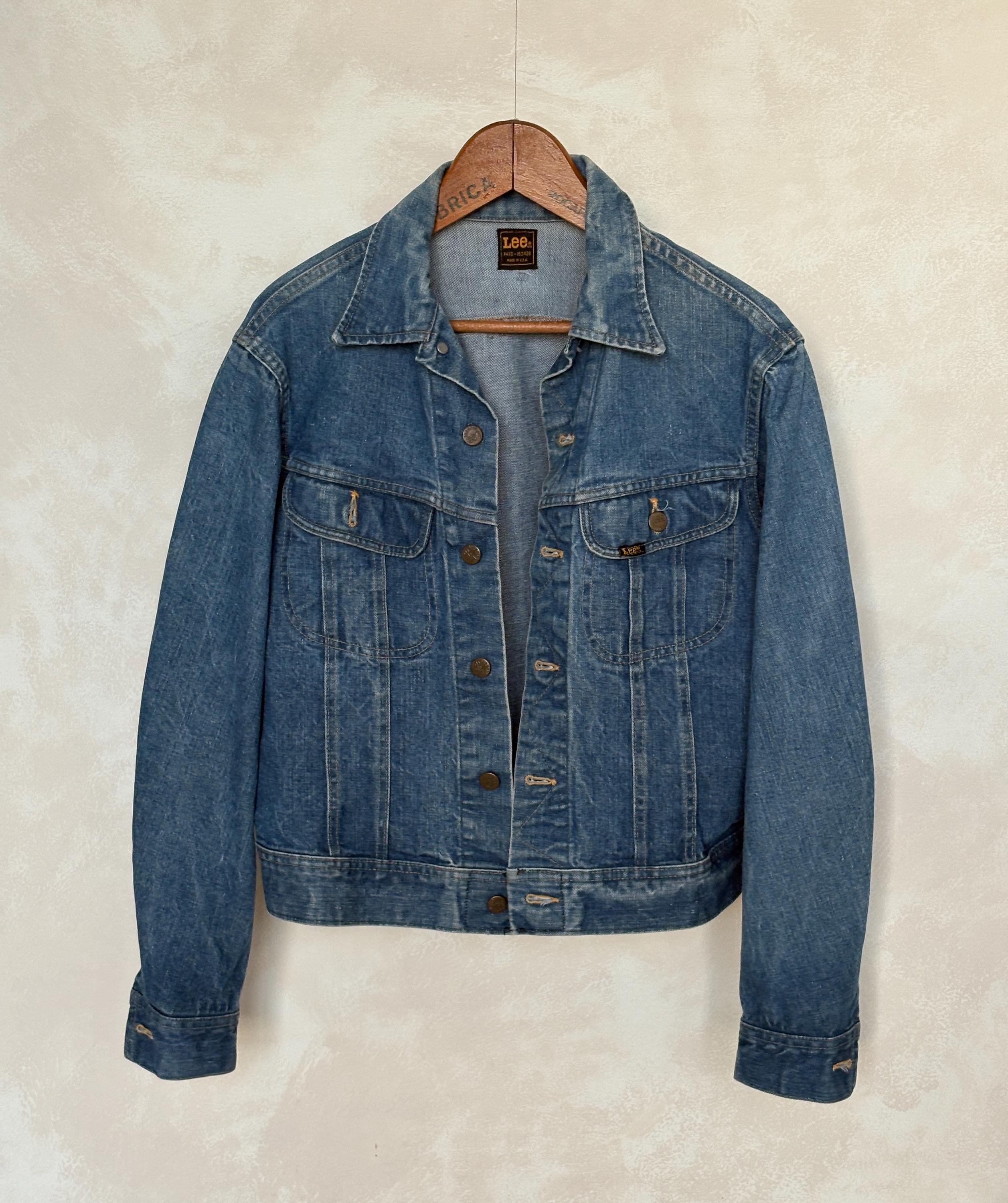Vintage 80s Lee Denim Jacket |made in USA | Size 40US | Classic