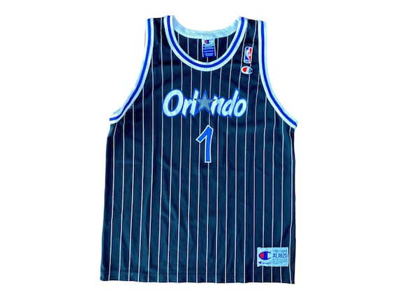 Vintage 1990s Orlando Magic Champion Jersey #1 Anfernee Hardaway