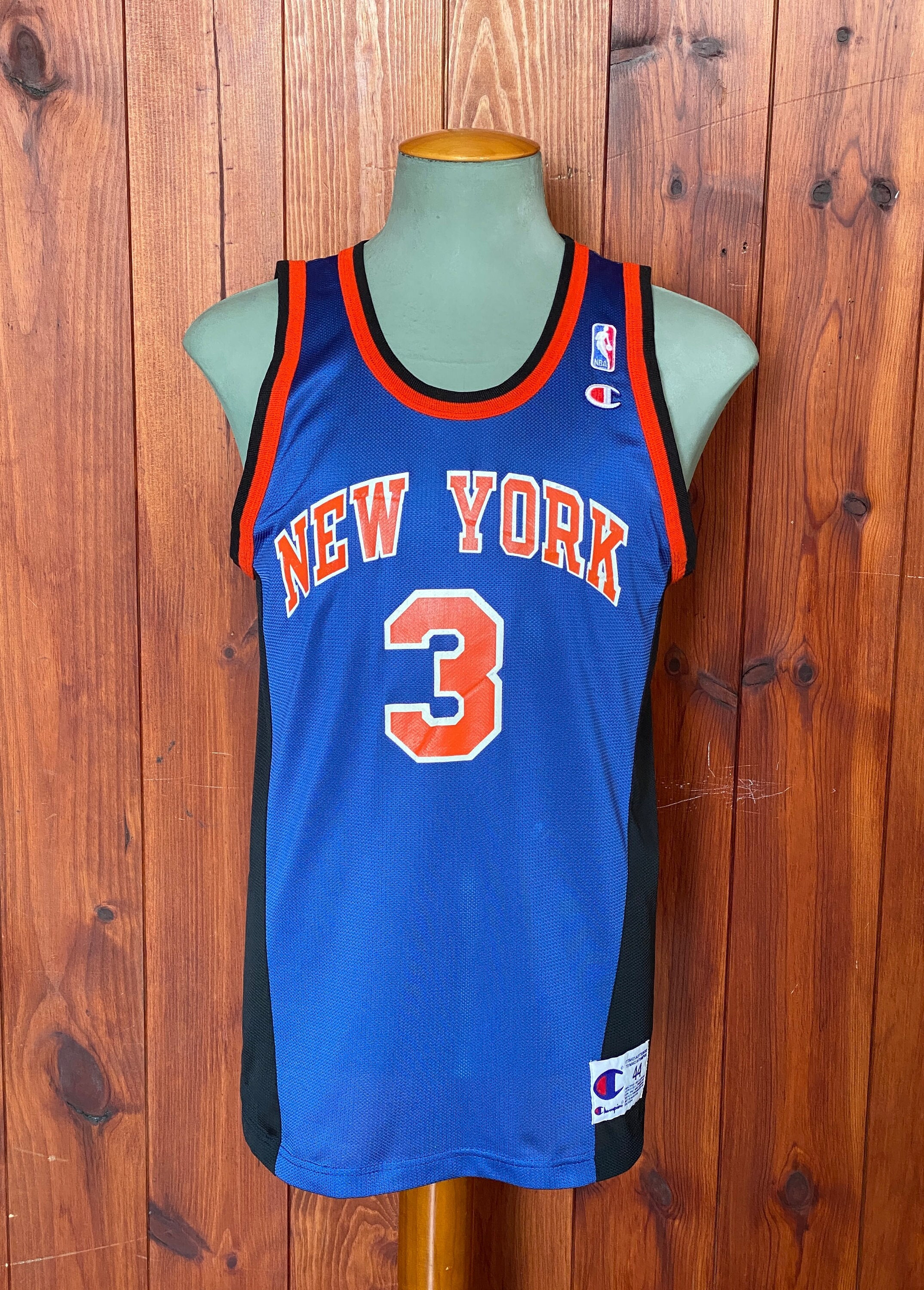 Vintage Nike NBA New York Knicks Latrell Sprewell #8 Stitched Jersey 