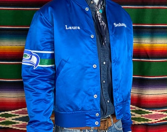 seattle seahawks satin jacket