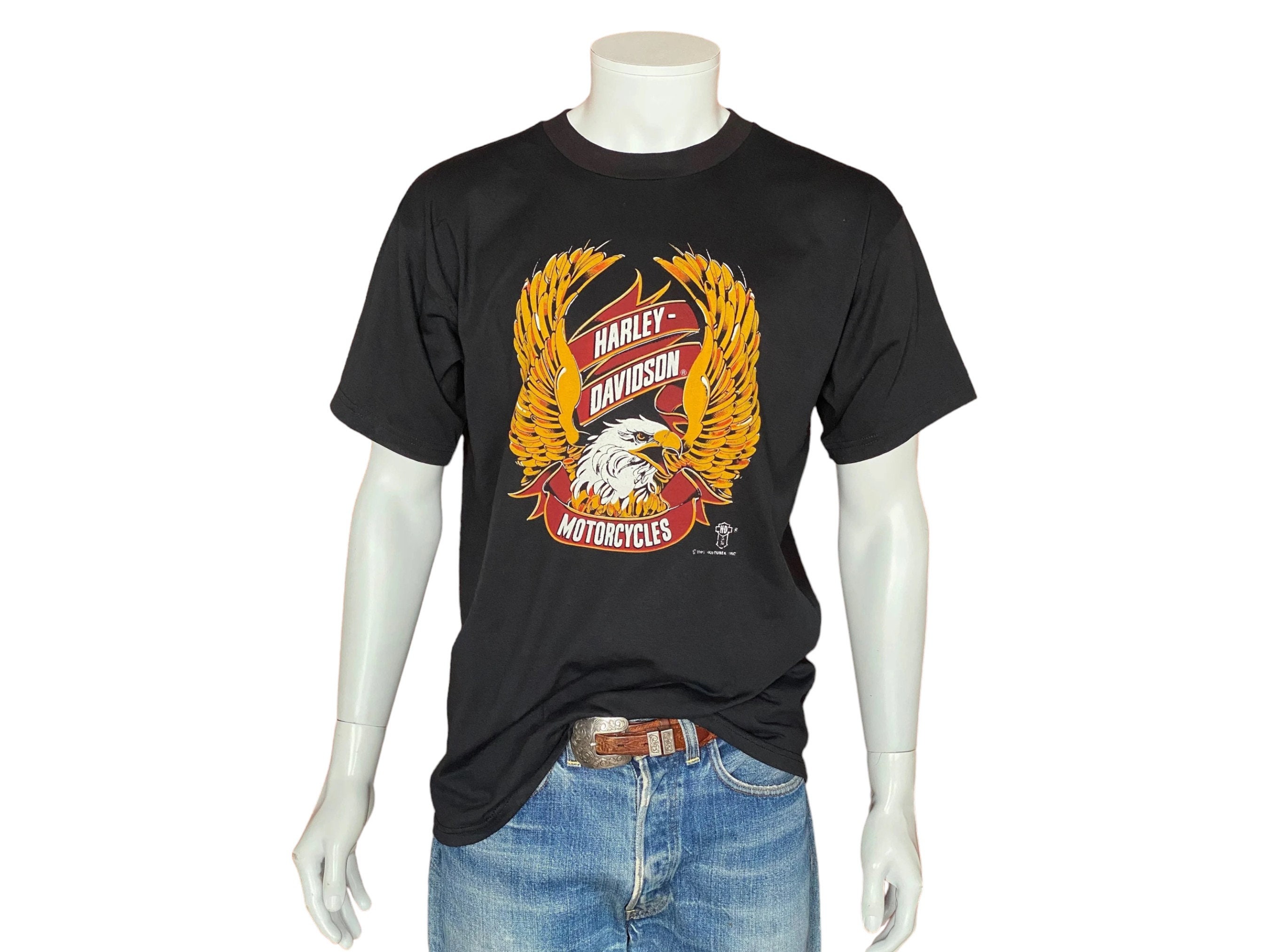 スーパーフェード1989s　Harley-Davidson Tee Large. Harley Davidson Vintage 1989 T Shirt - Etsy
