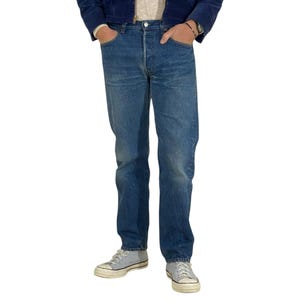 Jeans Levi's 501 Vintage Denim 33X30, fabricado nos EUA em 1985