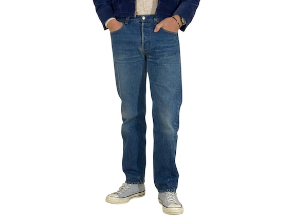 Vintage 1985 Levi's 501 Jeans Made USA Classic Blue Denim Size