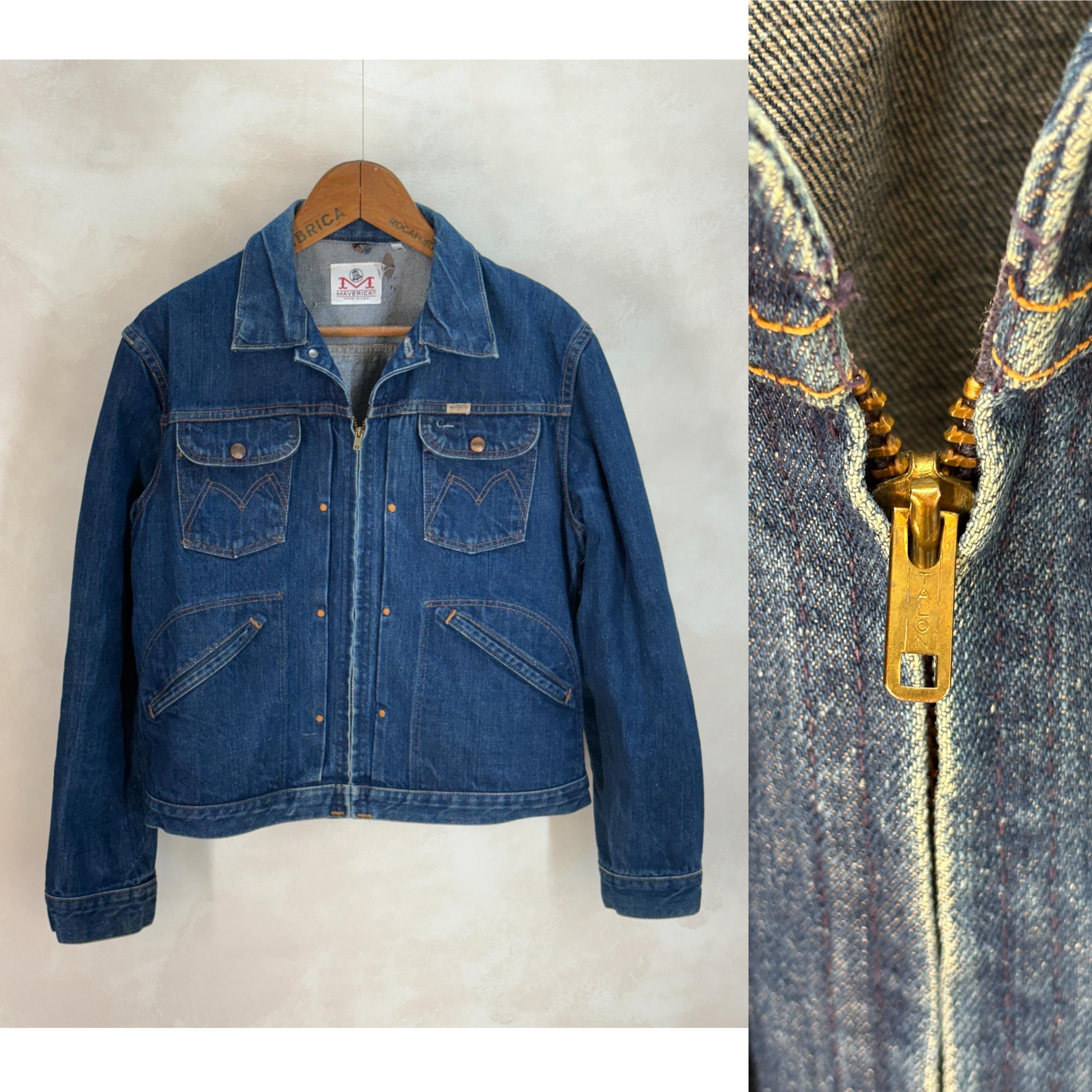 Vintage 60s Maverick 24MJZ Denim Jacket Made in USA – Raw Denim