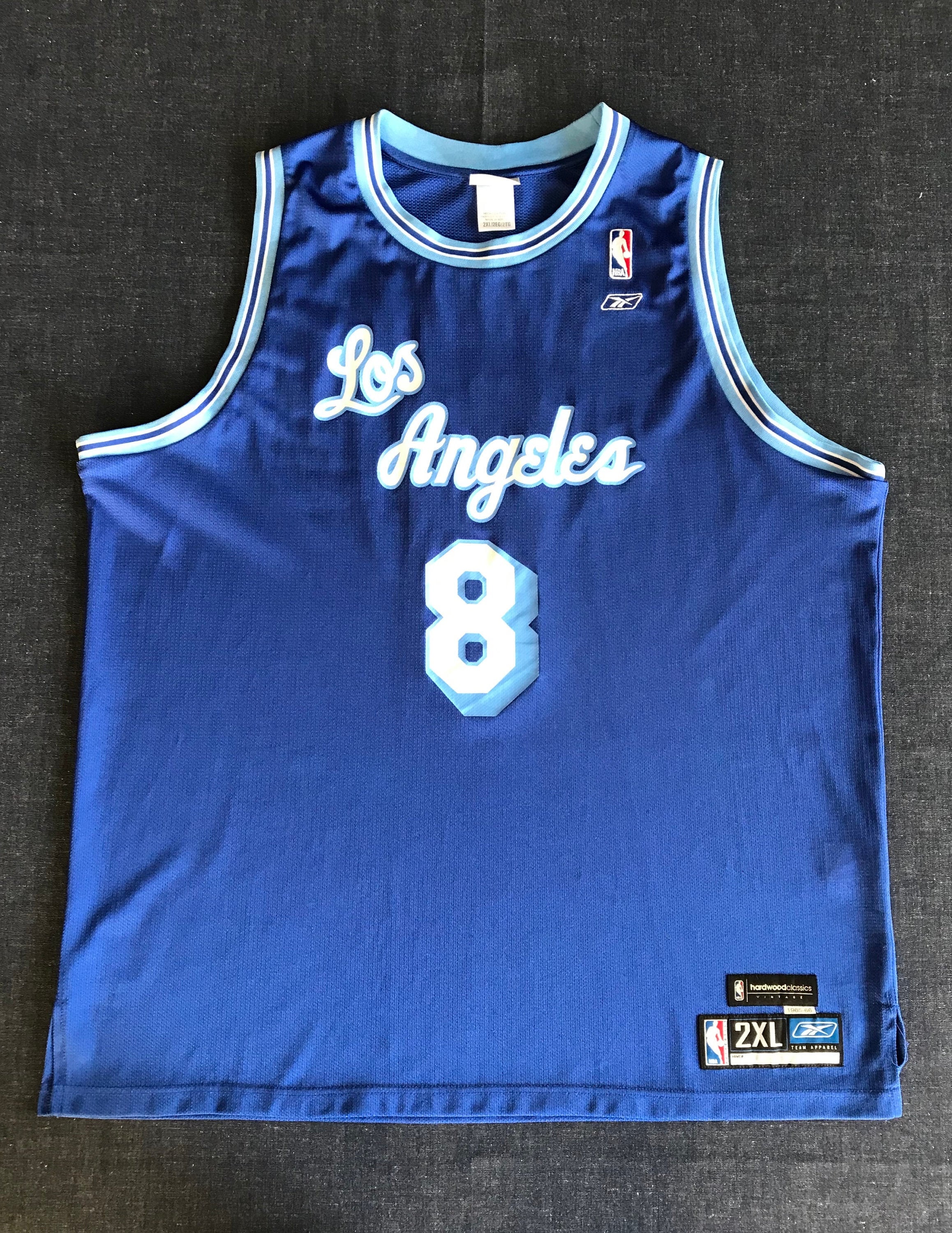 NBA Hardwood classic vintage reebok Kobe Bryant 8 LA lakers jersey size 2XL NBA Hardwood classic vintage reebok Kobe Bryant 8 LA lakers jersey size 2XL