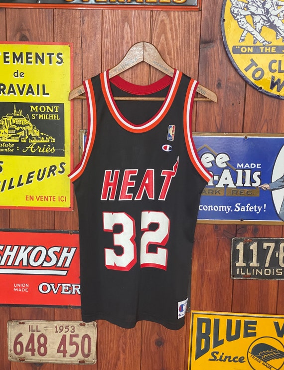 Vintage 90s Miami Heat NBA Jersey – Harold Miner #32 by Champion 