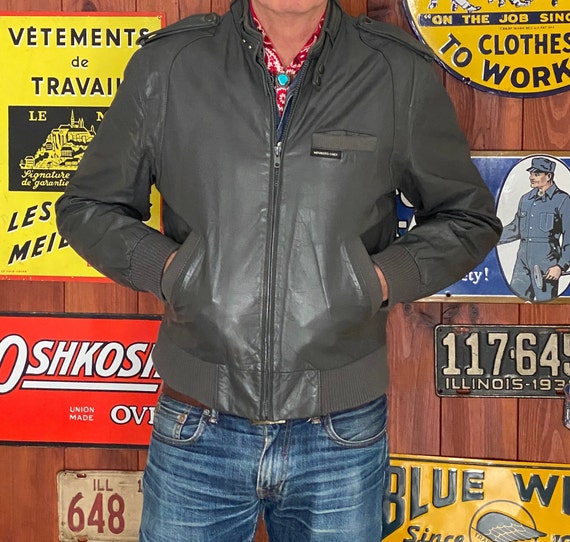 Vintage 80s Members Only Jacket – Classic Bomber Style Made in USA