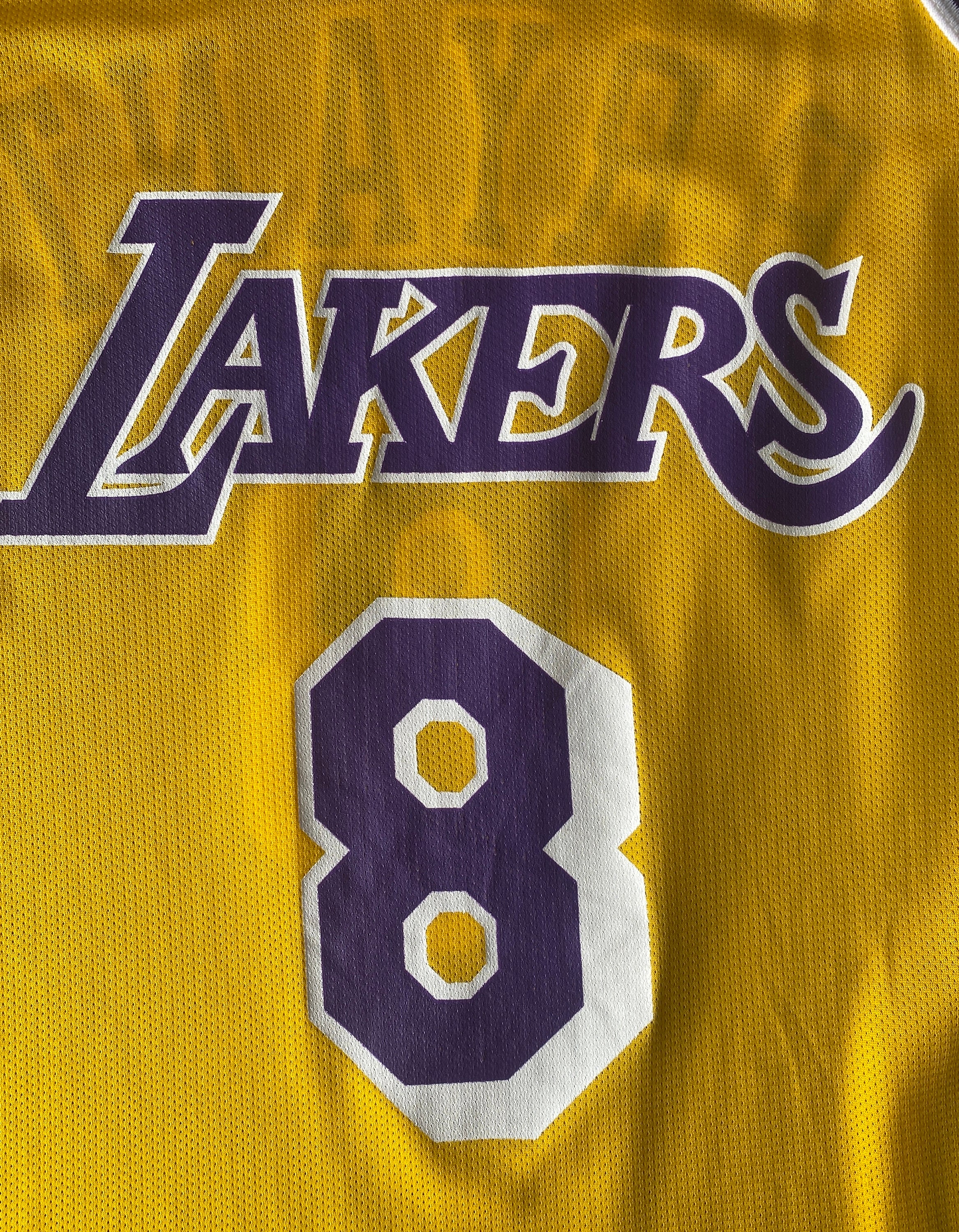 Maillot Basket Lakers NBA Kobe Bryant #8 Champion USA Vintage - S