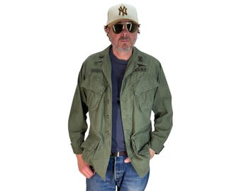 Vintage Third Pattern Ripstop Jungle Fatigue Jacket Size: Small