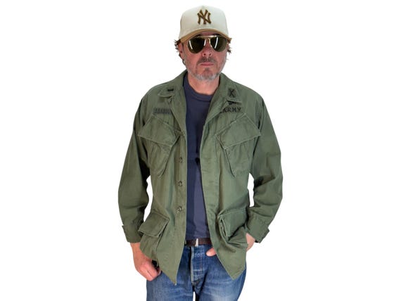 Small Reg. Authentic 1966/67 US Army Vintage Vietnam Jungle Jacket