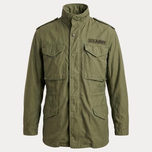 Original 1985er M-65 Feldjacke aus den 80er Jahren der US Army Größe S Long | AJ357 Studio