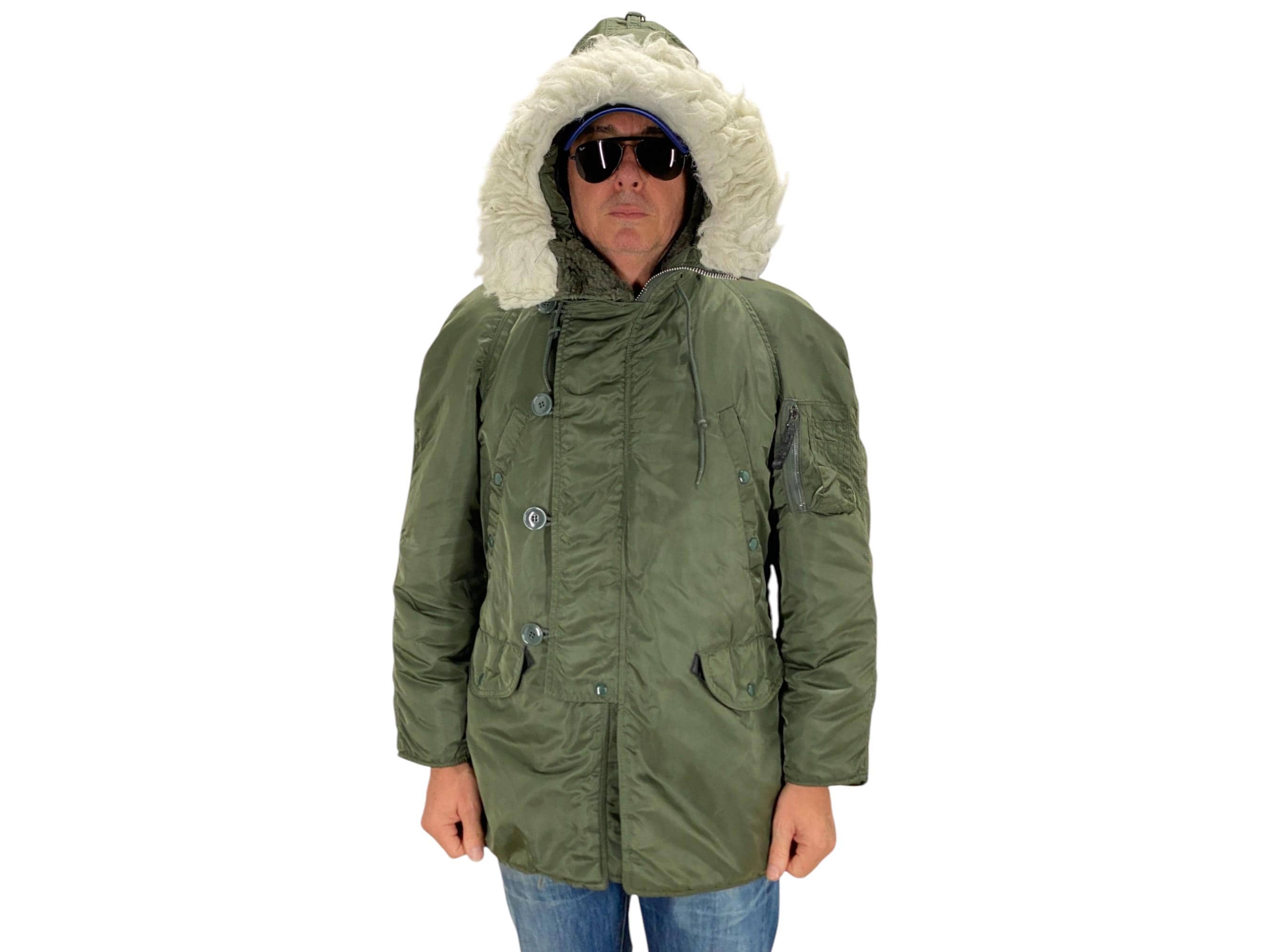 Vintage Alpha Industries N-2B Flight Jacket – Made in USA – Size 