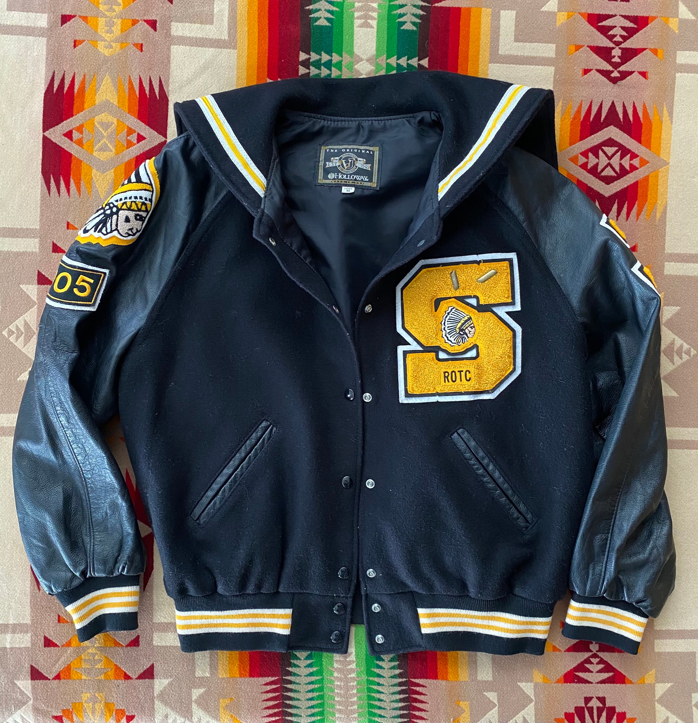 Size XL Women. Original Vintage Letterman Varsity Jacket Size XL Women. Original Vintage Letterman Varsity Jacket