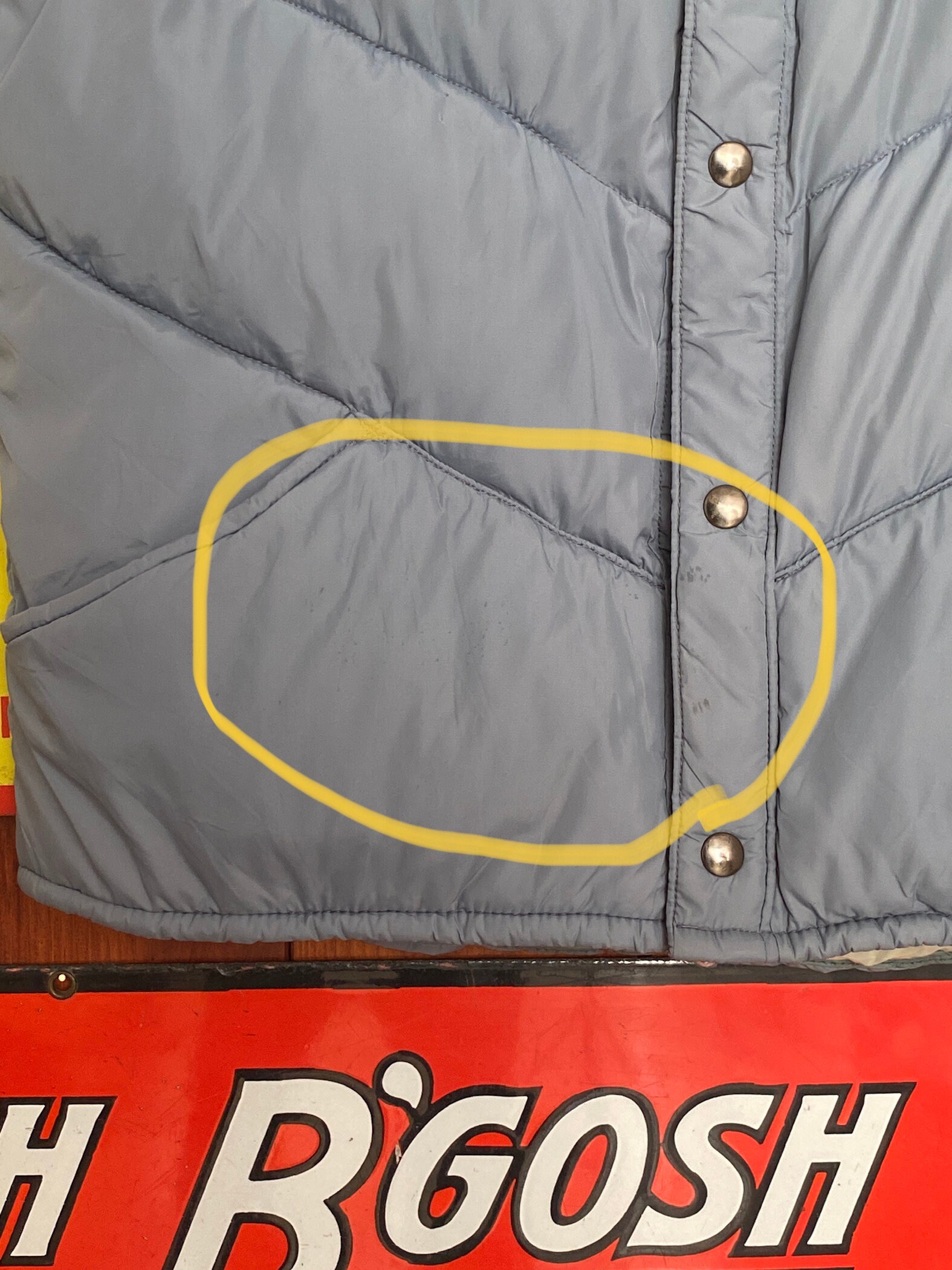 Vintage Brandon Colorado Down Vest – Made in USA – Size Medium