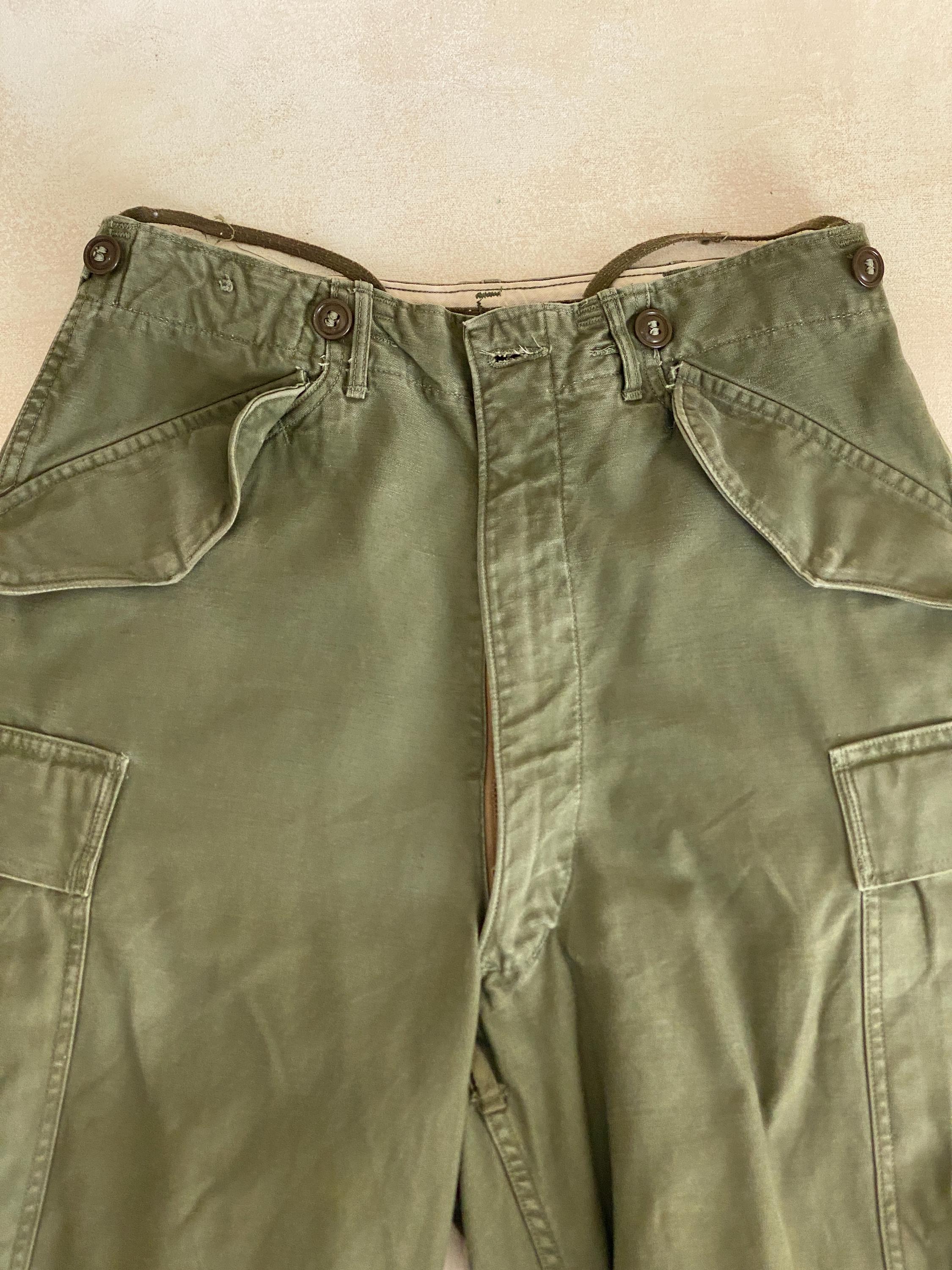 50's vintage US ARMY M51 fieldpants 米軍実物 Vintage M-51 US Army Field Pants – Small Regular Made in USA
