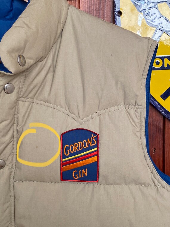 Vintage Reversible Duck Down Vest – Size Medium – Classic 1980s