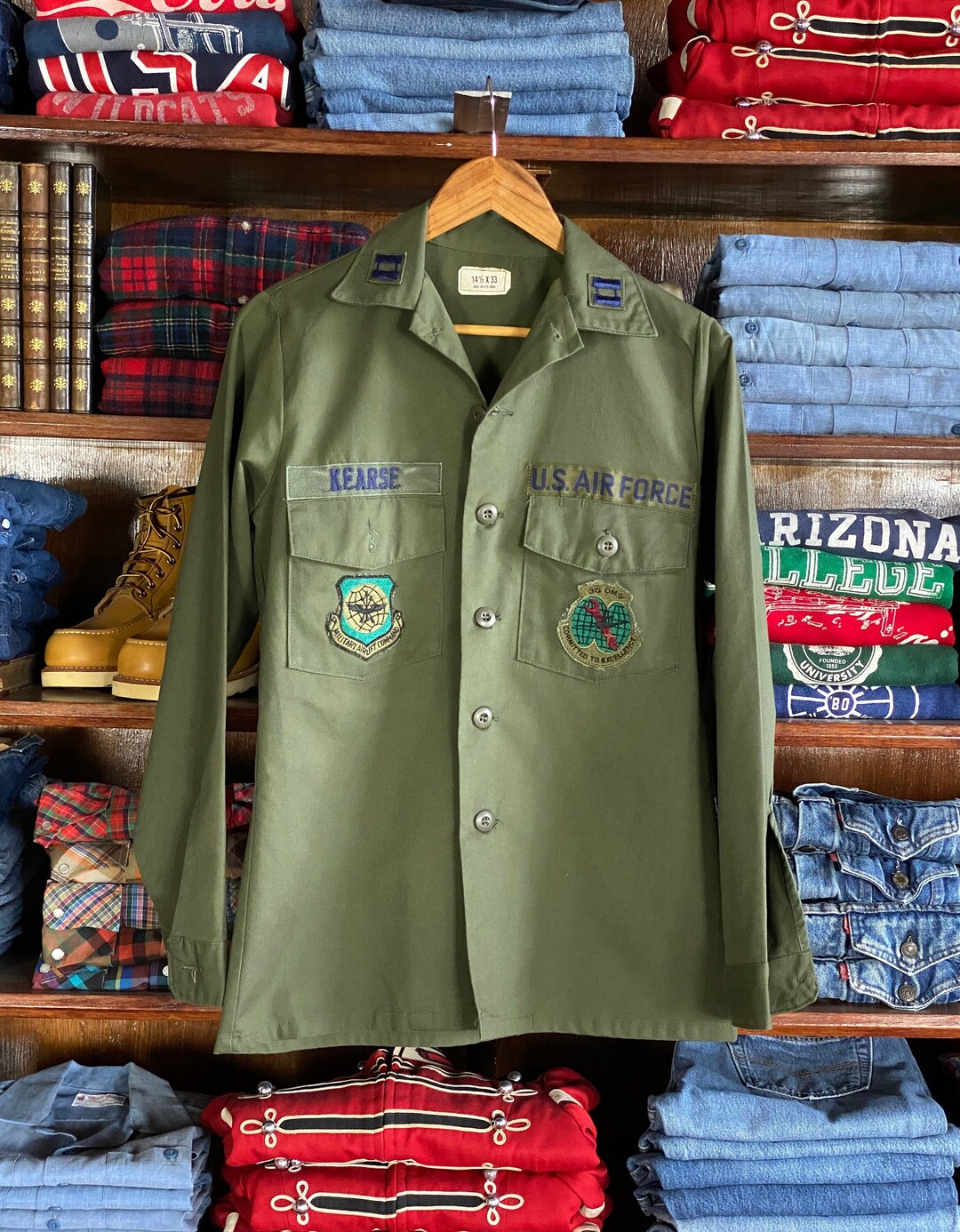 Small. Authentic Vintage Military 80s Utility Shirt OG 507 - Etsy