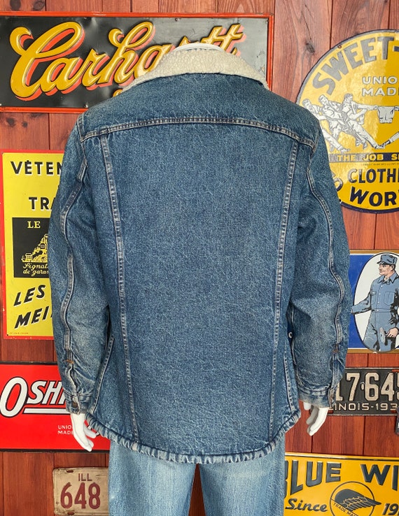 Size 46 US (56 EU). 4 pockets Vintage Levis sherp… - image 5