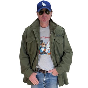 Medium Long. Authentic 1967 US M-65 field jacket Military