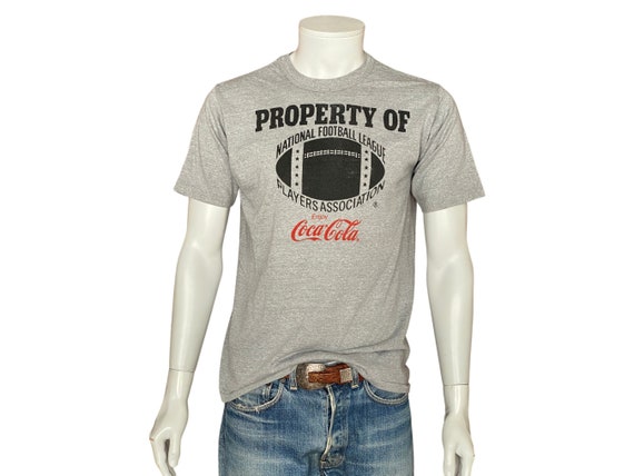 Vintage 80s Coca-cola T-shirt | Property of NFL Players 