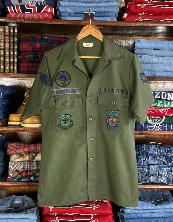Size M. Original Vintage Military 80's Utility Shirt OG 507