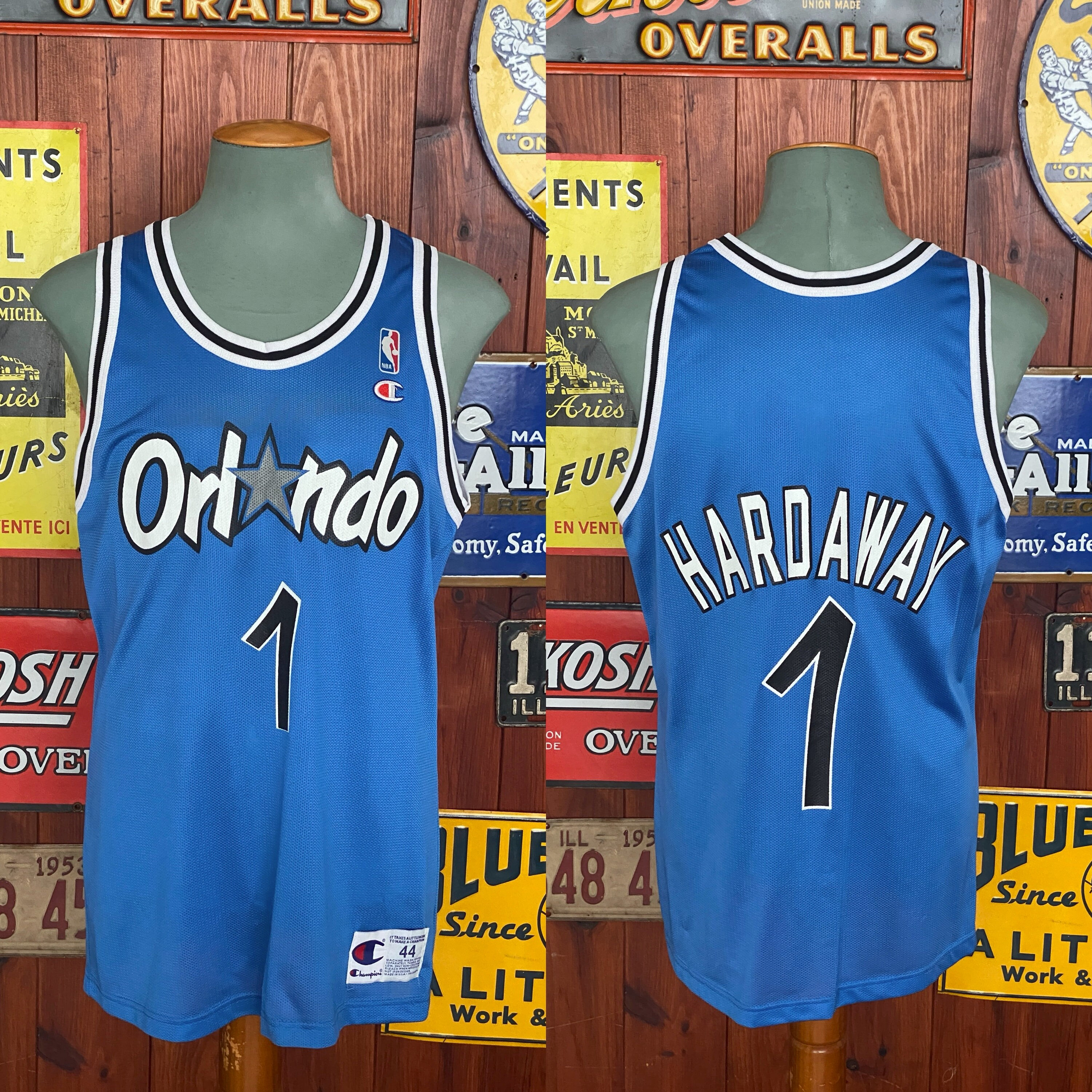 CHAMPION Penny Hardaway #1 Orlando Magic NBA Basketball Jersey Shirt 90s  Vintage