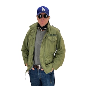 Small Short . Authentic 1972 Alpha Industries US Army Vintage M-65 field jacket
