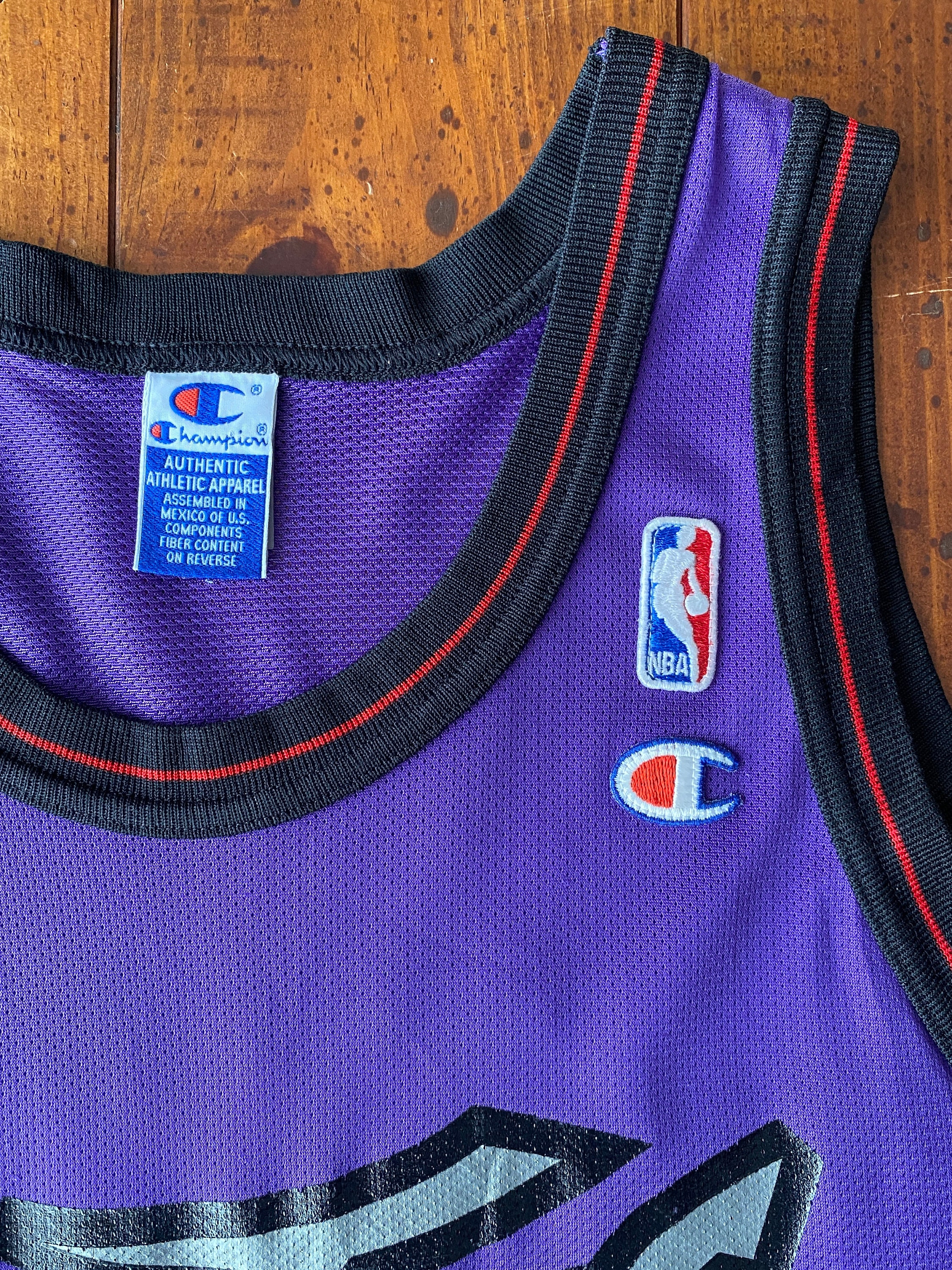 Vintage Champion Toronto Raptors Damon Stoudamire Jersey Size 44