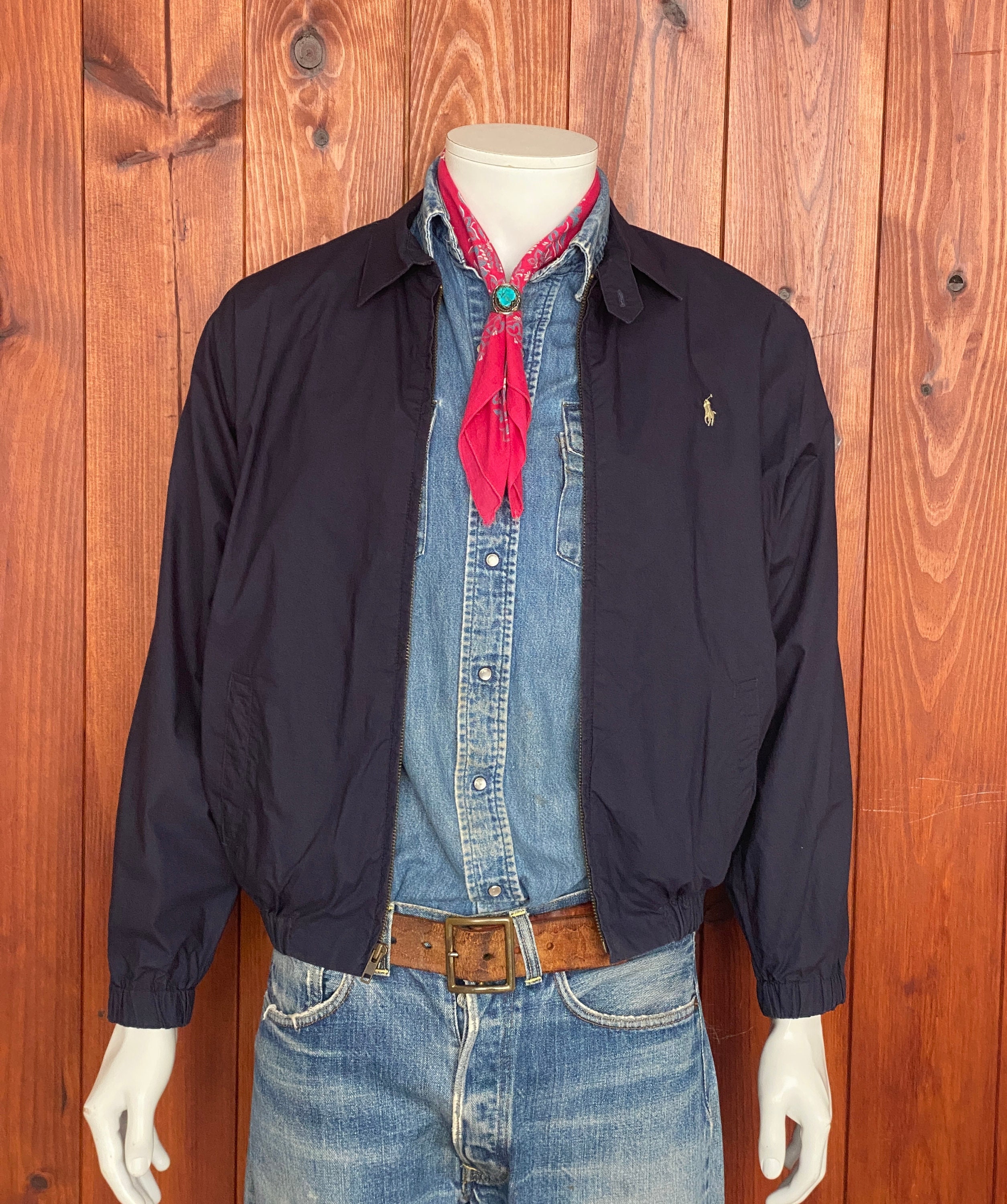 Size L. Vintage Polo by Ralph Lauren Classic Bomber Jacket