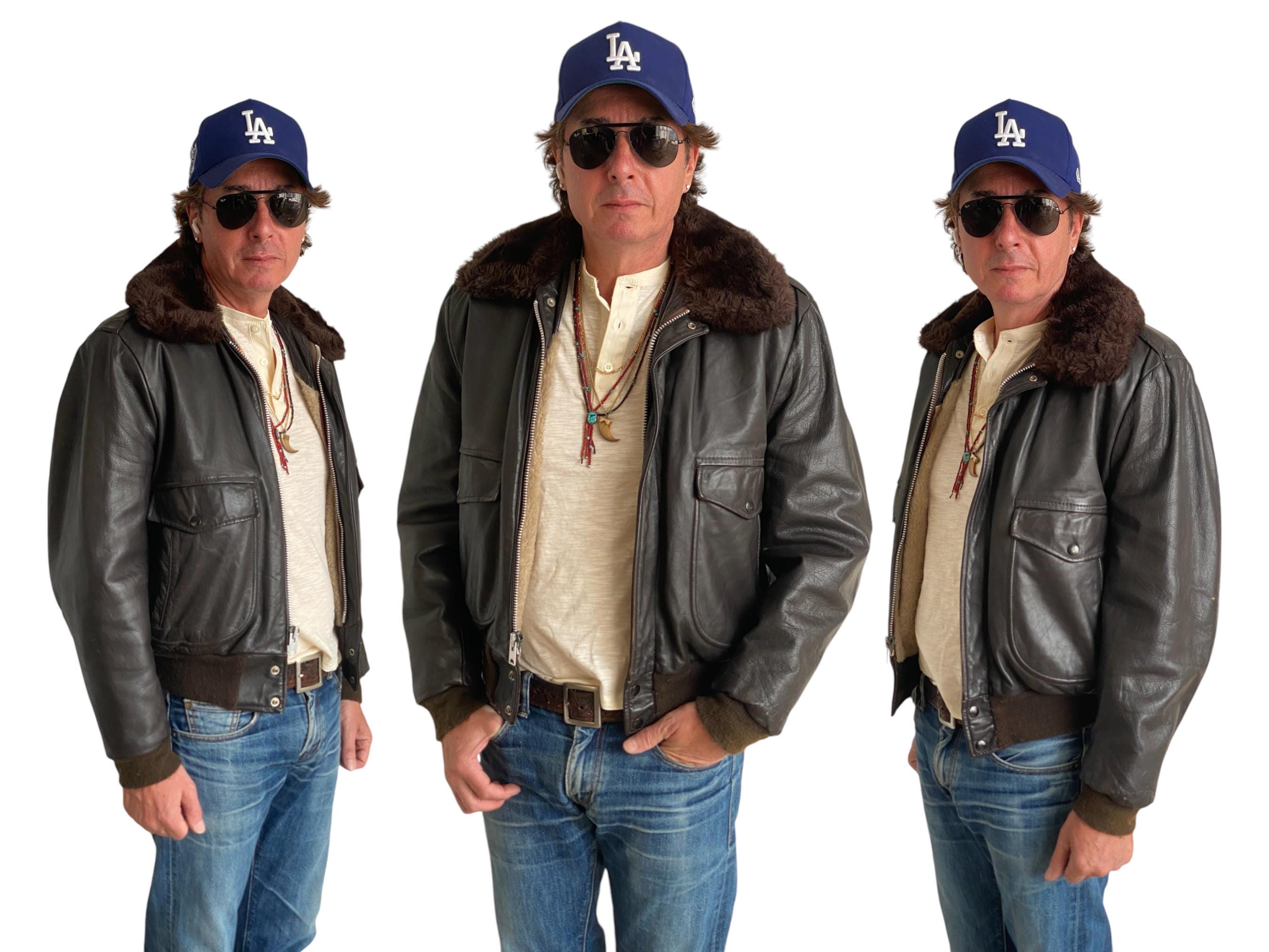 Size 42. Vintage Cooper Leather Bomber Flight Jacket Made in Size 42. Vintage Cooper Leather Bomber Flight Jacket Made in