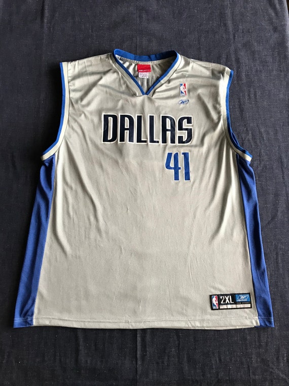 Dirk Nowitzki Dallas Mavericks Reebok jersey NBA R