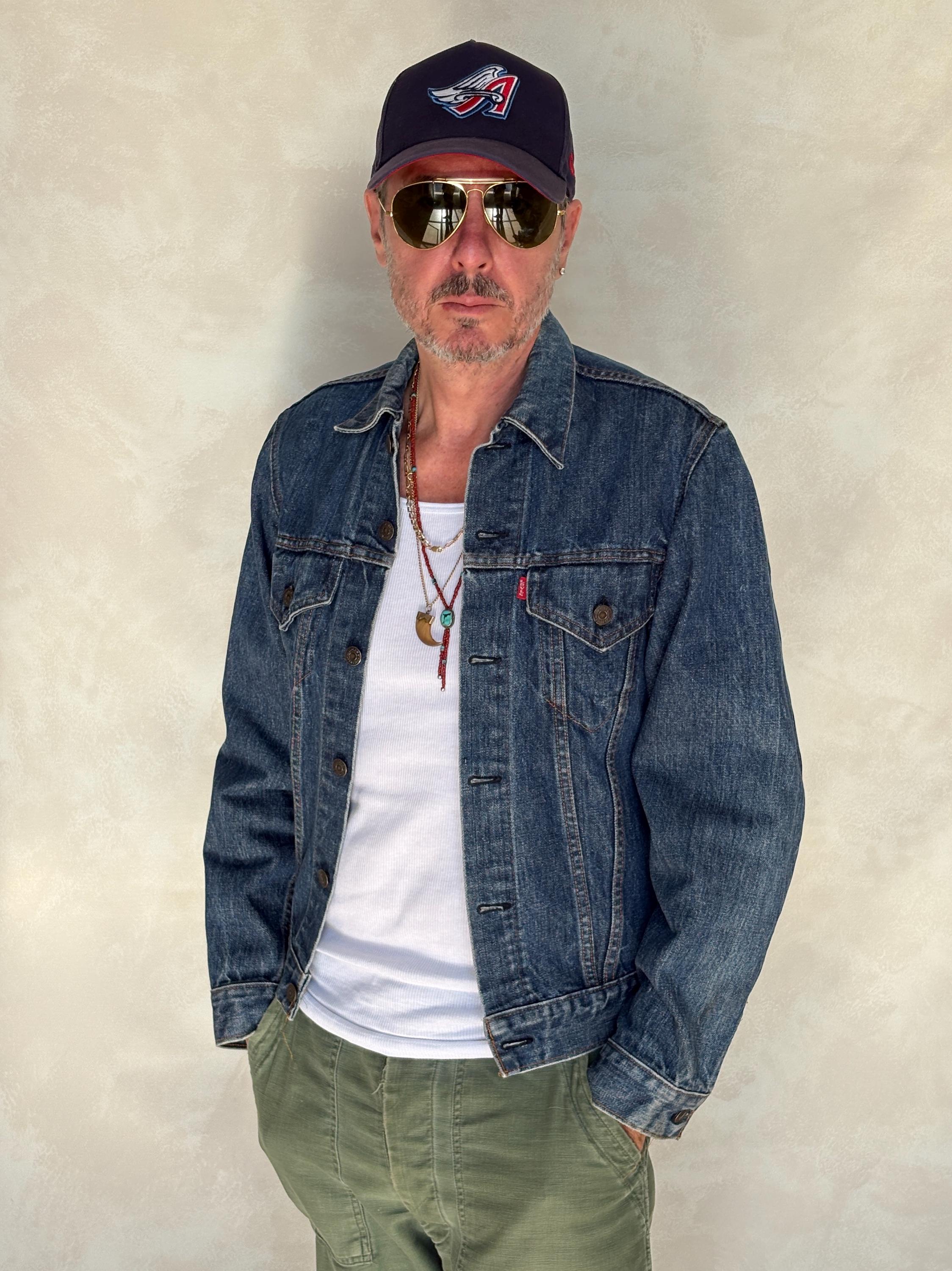 希少70s 70505 557xx 1st Vintage 70s Levi's Denim Trucker Jacket 70505 - Single Stitch Made