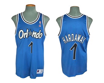 Vintage Penny Hardaway #1 Orlando Magic Jersey Champion Made USA