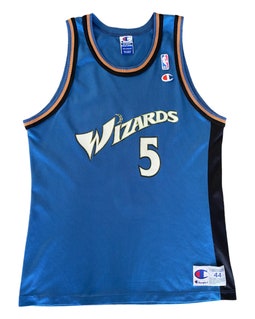 Vintage 90s Champion Washington Wizards Juwan Howard #5 NBA Jersey