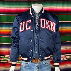Large. Vintage Uconn Huskies Satin 