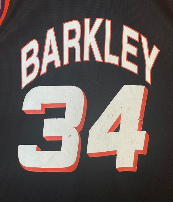 Size 44. Vintage Suns NBA jersey #34 Barker Made … - image 7