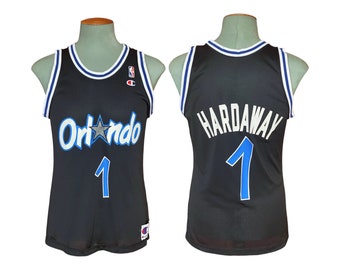 Rare Vintage 90s Champion NBA Orlando Magic #4 Rony Seikaly Jersey