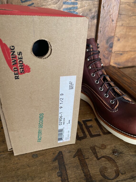 Size 9.5D 42.5 EU Red Wing 2906 Lineman Brown Boots Made in - Etsy
