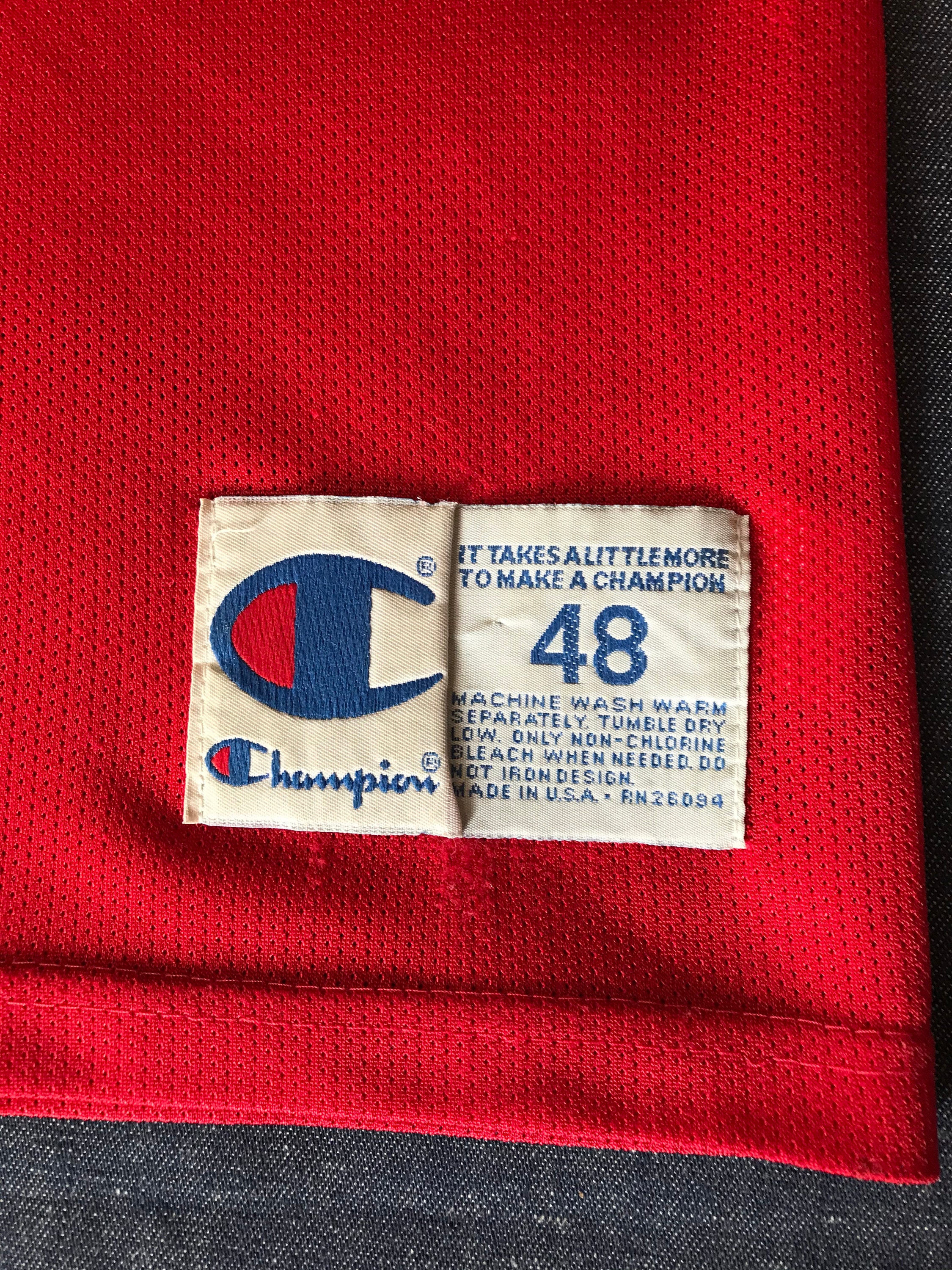 Size 48 VTG Champion Jordan Jersey Chicago Bulls #23 NBA 90s