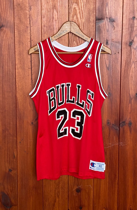 Size 40. VTG 91/92 NBA Champion Jordan Jersey Chi… - image 7